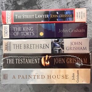 Lot of 5 John Grisham Audiobooks (Cassettes) New/Sealed